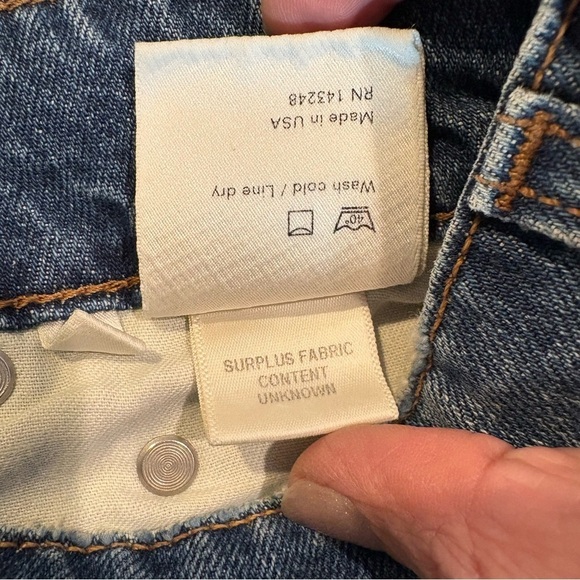 Reformation Button Front Denim Mini Skirt - Picture 8 of 12